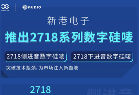 新港电子发布2718系列数字硅唛，突破技术瓶颈，为市场注入新血液